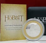 Nieuw-Zeeland. 2 Dollars 2012 The Hobbit 1oz Gilded Proof