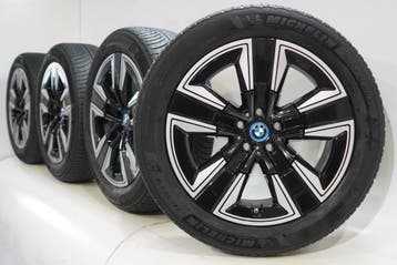 BMW iX3 G08 842 19 inch velgen Michelin Runflat Winterbanden, Auto-onderdelen, 19 inch, Gebruikt, Velg(en), Winterbanden