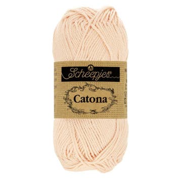 Scheepjes Catona 25g - 255 Shell - Haakgaren / Breigaren, Ophalen of Verzenden, Nieuw, Breien of Haken, Wol of Garen