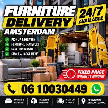 Transport Amsterdam | Same Day Delivery | 24/7, Koeriersdiensten