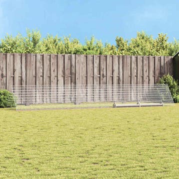 vidaXL Kippenhok zilver 650 x 100 x 85 cm Gegalvaniseerd, Dieren en Toebehoren, Verzenden, Nieuw