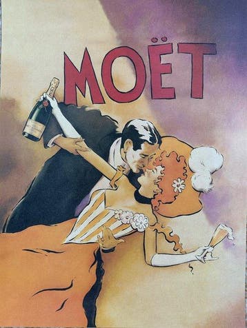 Anonymous - Poster pubblicitario-Moet & Chandon