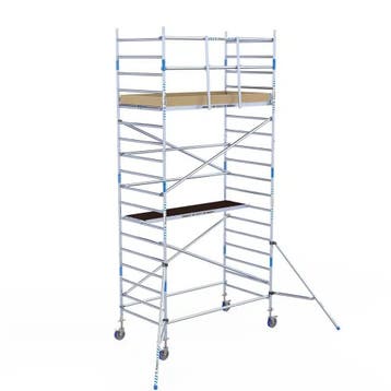ALX rolsteiger 135 x 6,2m WH met voorloopleuning, Doe-het-zelf en Verbouw, Verzenden, Nieuw, Rolsteiger of Kamersteiger, 5 meter of hoger