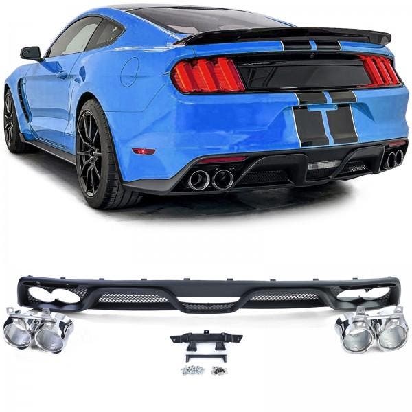 Diffuser Ford Mustang 14-17 GT350 Shelby Look, Auto-onderdelen, Overige Auto-onderdelen, Ophalen of Verzenden