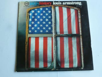 Louis Armstrong - Jazz History (2LP) 2632009, Cd's en Dvd's, Vinyl | Jazz en Blues, Ophalen of Verzenden, Zo goed als nieuw