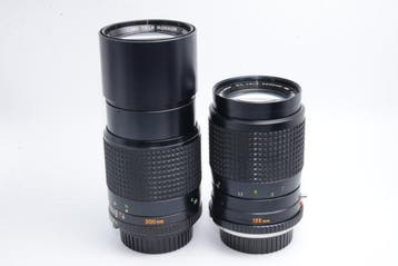 Minolta MC TELE ROKKOR-QD 135mm & MD TELE ROKKOR 200mm, Nieuw