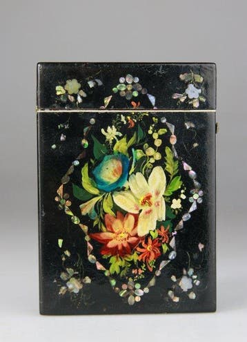 Doos - Hout - Lak - Parelmoer - Napoleon III -