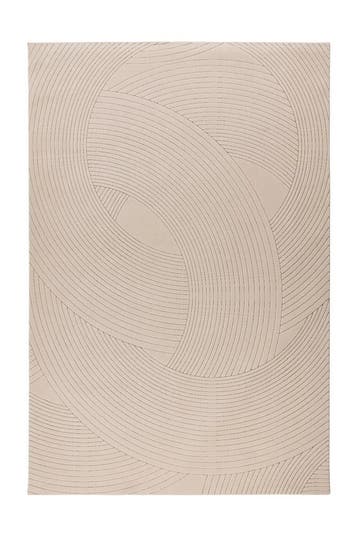 Japandi Vloerkleed | Napoli | Bogen | Taupe | 80x150 cm, Verzenden, Nieuw
