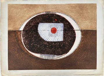 Constantin Andreou (1917-2007) - Abstraction - Pointe-sèche