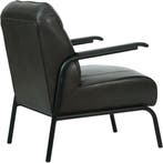 Leren fauteuil Ahead - Granada Graphite (donkergrijs), Huis en Inrichting, Fauteuils, Bohemian, Eigentijds, Industrieel, Klassiek, Modern, Retro, Romantisch, Scandinavisch, Vintage