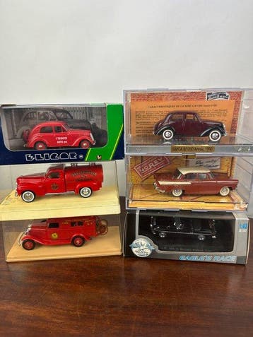 Eligor, Norev 1:43 - Modelauto (6) - Simca / MGA - Zeldzaam, Nieuw