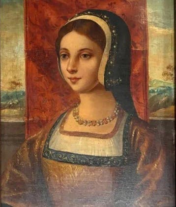 French school (XIX) - A three-quarter-length bust portrait