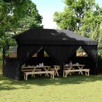 vidaXL Partytent Zwart 292 x 580 x 315 cm Oxford Stof, Verzenden, Nieuw, Partytent