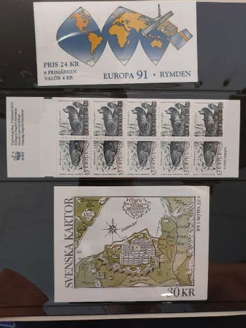 Zweden 1991-1993 Jaarsets en boekjes, Ophalen of Verzenden