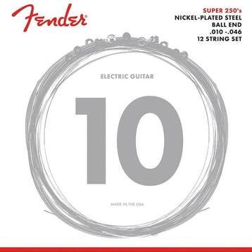Fender F-250-12 snaren set elektrisch, nickel plated steel,, Ophalen of Verzenden, Nieuw