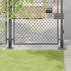 vidaXL Paonderstellen vierkant 4 st gepoedercoat staal, Verzenden, Nieuw