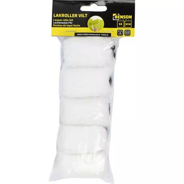 Benson Lakroller vilt - 5 cm - Set van 5 - Voor terpentin..., Ophalen of Verzenden, Nieuw