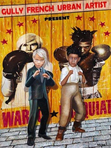 Gully (1977) - Warhol and Basquiat, ready 2 fight 2