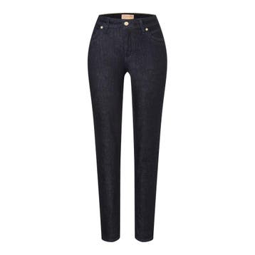 MAC • donkerblauwe jeans MELANIE Pipe • 36, MAC, Verzenden, Nieuw, Blauw