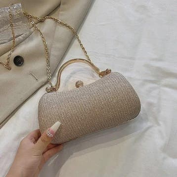 Glitter Avondtasje met Diamant Effect - Chique Clutch & Scho, Verzenden, Nieuw