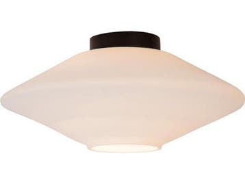 Lucide TREVOR - Plafonnière - Ø 42 cm - 1xE27 - Opaal, Verzenden, Nieuw