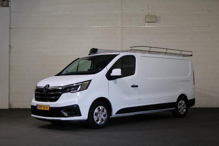 Renault Trafic 2.0 dCi 130pk L2 H1 Work Edition, Auto's, Bestelauto's, Lease, Handgeschakeld, Wit, Financial lease, Stof, Diesel