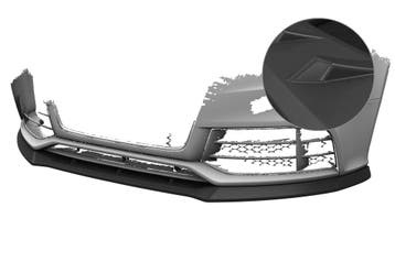 Cupspoilerlip met ABE voor Audi RS5 (8T) CSL837-L, Auto-onderdelen, Carrosserie en Plaatwerk, Verzenden, Nieuw