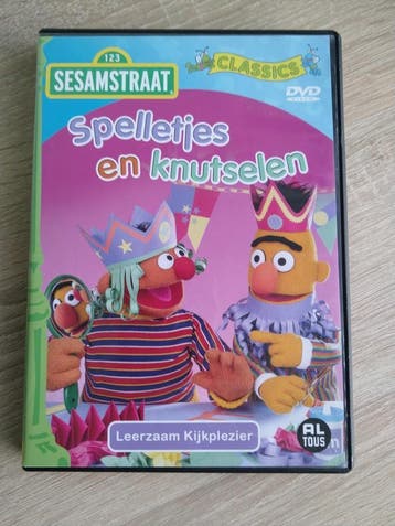 DVD - Sesamstraat - Spelletjes En Knutselen, Alle leeftijden, Verzenden, Gebruikt, Educatief