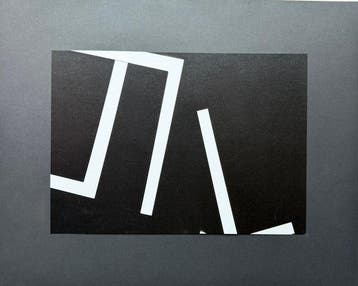 François Morellet (1926-2016) - Collage on paper from la