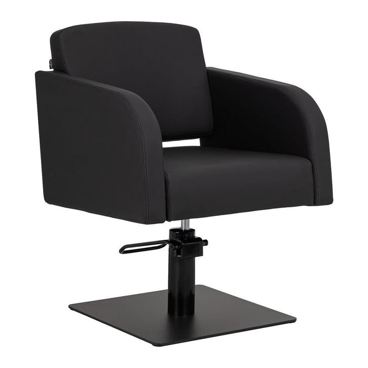 Gabbiano Elda Kappersstoel Zwart – Hydraulisch Verstelbare, Huis en Inrichting, Stoelen, Ophalen of Verzenden