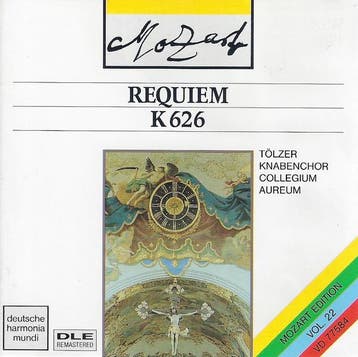 Mozart, Tölzer Knabenchor, Collegium Aureum - Requiem K626, Ophalen of Verzenden, Gebruikt