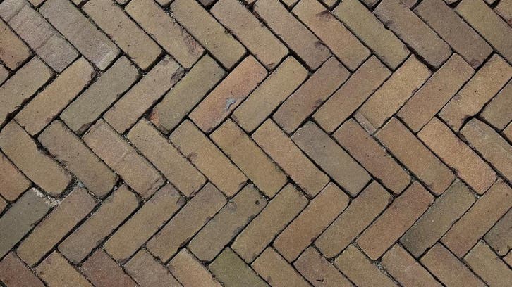 Gebakken Dikformaat Getrommeld 8 cm dik Oud-Keppel, Tuin en Terras, Tegels en Klinkers, Klinkers, Nieuw, 10 m² of meer, Keramiek