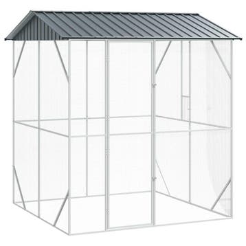 vidaXL Vogelkooi Antraciet 215 x 208 x 247 cm, Verzenden, Nieuw