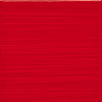 Wandtegel Handvorm Geo Twist Decor Rood Glans 10x10, Doe-het-zelf en Verbouw, Tegels, Nieuw, Minder dan 20 cm, 10 m² of meer, Wandtegels