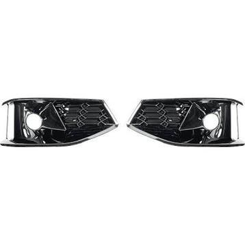 Mistlampgrillen Audi A4 B9 19- RS Look Zwart/Zilver, Ophalen of Verzenden, Nieuw