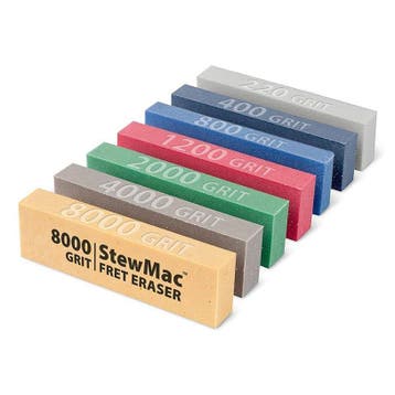 StewMac SM0472 Fret Eraser Set – Set van 7 Polijstblokken, Ophalen of Verzenden, Nieuw