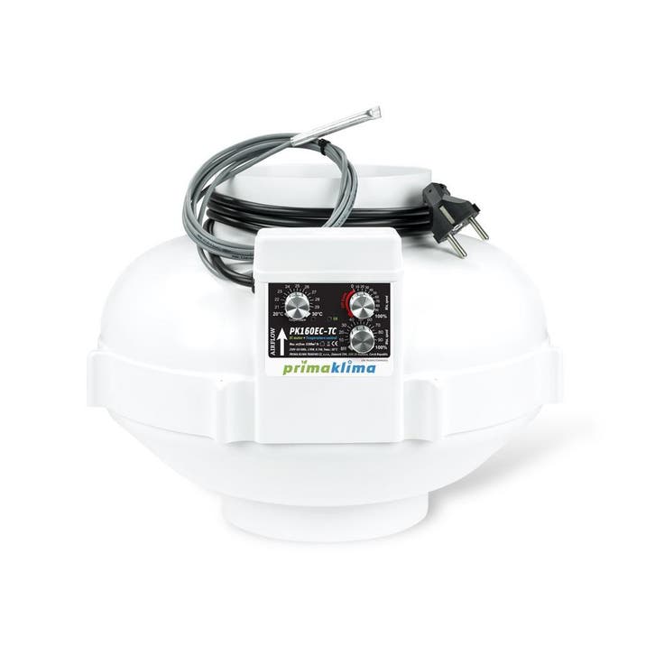PrimaKlima EC Ø160mm - 1180 m3/u - Temp Controller, Witgoed en Apparatuur, Luchtbehandelingsapparatuur, Ophalen of Verzenden