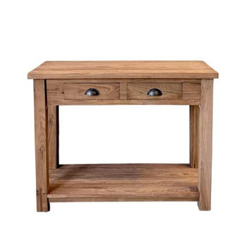 Landelijke sidetable gerecycled teakhout -  100 cm, Ophalen of Verzenden, Nieuw