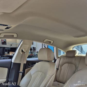 Auto dakhemel bekleden vervangen suede+ hoedenplank