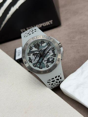 Plein Sport - Thunderstorm Chronograph Date Grey - Zonder, Nieuw