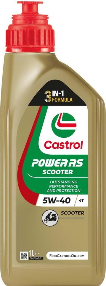 Castrol Power RS Scooter 4T 5W40 1 Liter, Auto diversen, Onderhoudsmiddelen, Ophalen of Verzenden