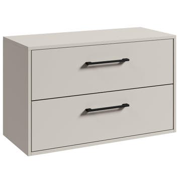 Wastafelkast Florence 80 x 46 cm – Beige, Verzenden, Nieuw, Wastafelkast