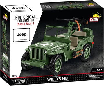 COBI 2805 Willys MB & M2 Gun (Leger bouwsets, Modelbouwsets), Verzenden, Nieuw