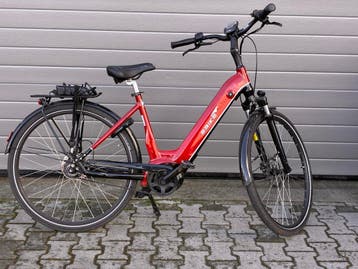 Das Original e-bike — rood, demo Bus vol Bikes, 702 km, Overige merken, Ophalen of Verzenden, Zo goed als nieuw, 47 tot 51 cm