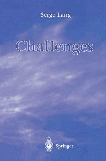 Challenges - Serge Lang 9780387948614, Verzenden, Gelezen, Serge Lang