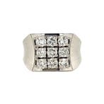 Witgouden ring met diamant 18 karaat, Sieraden, Tassen en Uiterlijk, Ringen, Verzenden, Zo goed als nieuw, Goud