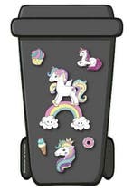 Leuke container stickers, kliko afvalbak, containerstickers, Nieuw
