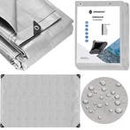 Afdekzeil | 2 x 3 m | 210 g/m2 | Grijs/Bruin, Ophalen of Verzenden, Nieuw