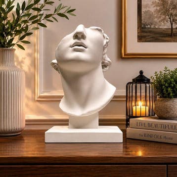 Decoratief ornament - Classical Roman Bust Sculpture –, Antiek en Kunst