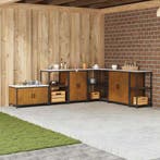 Buffetkast staal | retourdeal 70% korting, Huis en Inrichting, Kasten | Boekenkasten, Nieuw, Minder dan 100 cm, Metaal, Modern